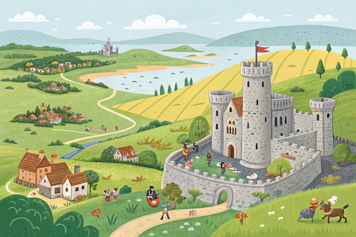 Castles and kingdoms of ireland