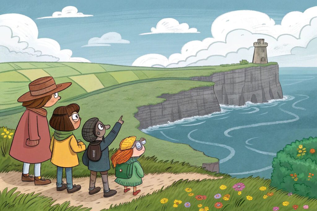 Where in Ireland landmark identification